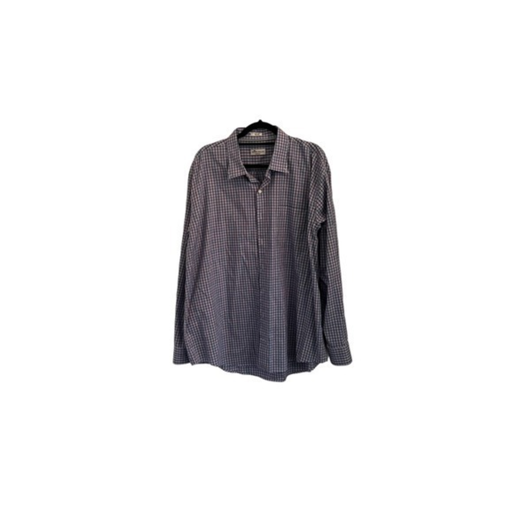 Peter Millar Plaid Button Down Long‎ Sleeve Shirt
